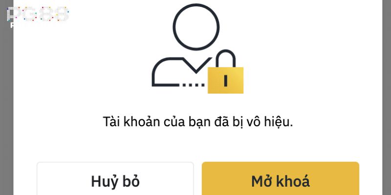 Vì sao account bị khoá